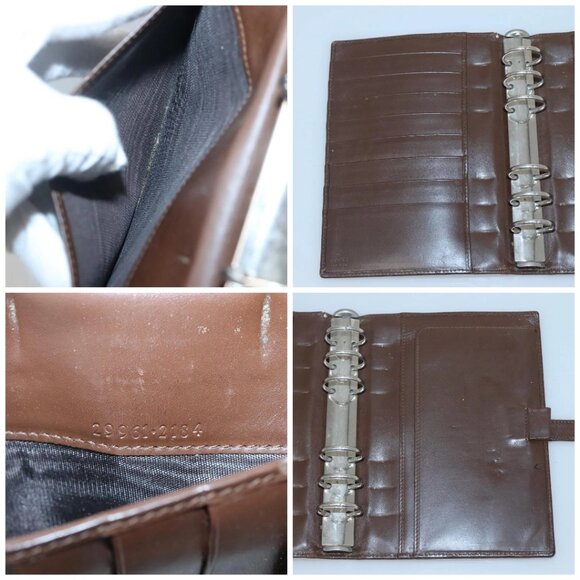 GUCCI GG Canvas Jackie Day Planner Cover Beige Silver 29961 Auth 138492 - Picture 15 of 16